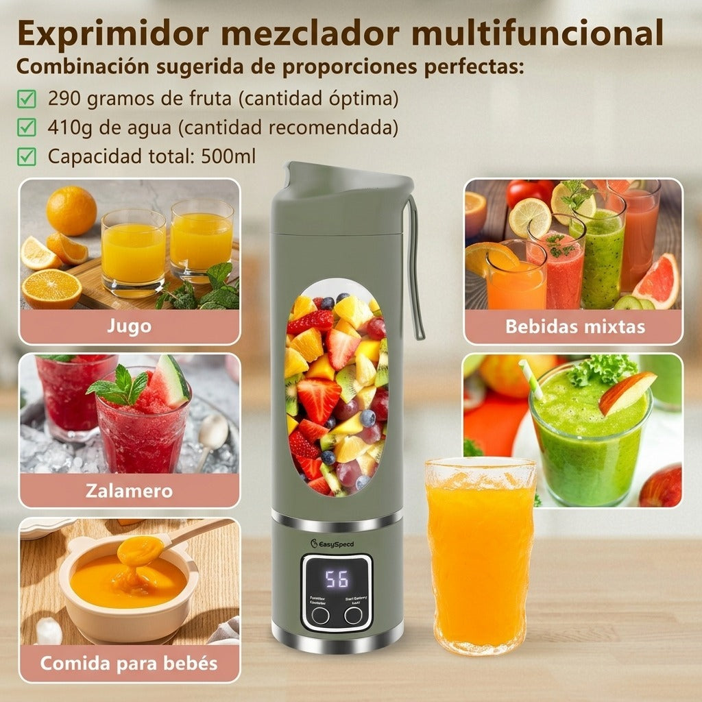 Licuadora portátil 450ml - Licumax™